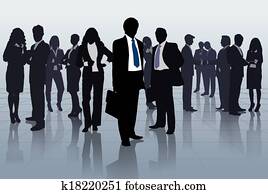 grupo de empresarios