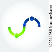 handlowy, uzgodnienie, przyjaźń, logo