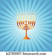 Hanukkah background with Menorah Hanukkah background with Menorah