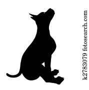 Puppy Dog Illustration Silhouette Puppy Dog Illustration Silhouette