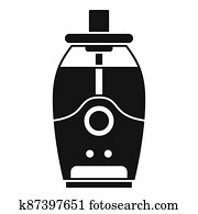 Air humidifier icon, simple style Air humidifier icon, simple style