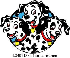 dalmation, filhotes cachorro