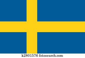 スウェーデン スウェーデン 国旗 国旗 ストックフォト 写真素材 Trd014ta0985 Fotosearch
