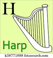 alphabet old english capital h letter lettered uppercase
