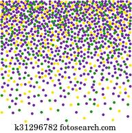 Mardi Gras background. Confetti. Mardi Gras background. Confetti.