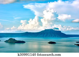 Taal, vulcão, filipinas