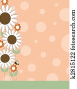 Daisy Flower Border Daisy Flower Border