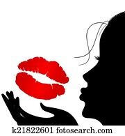 girl who sends an air kiss girl who sends an air kiss