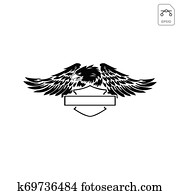 harley davidson emblem or icon abstract vector isolated harley davidson emblem or icon abstract vector isolated