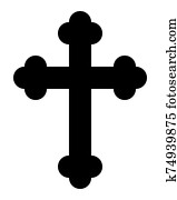 Orthodox cross symbol Orthodox cross symbol