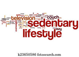 osiadły, styl życia, słowo, chmura