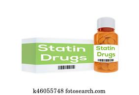 Statin Drugs concept Statin Drugs concept