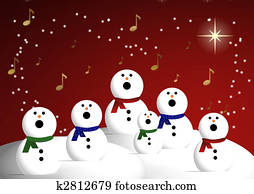 איש שלג, מקהלה