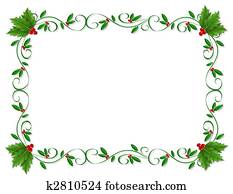 חג המולד, צינית, גבול, קישוטי, ב