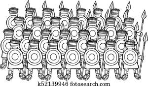 Army of Philistine Soldiers Army of Philistine Soldiers