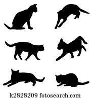 Cat silhouette Cat silhouette