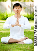 Man Meditating