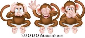 Three Wise Monkeys Three Wise Monkeys
