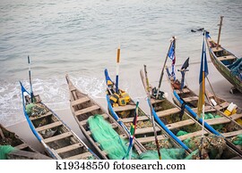 Traditional African Fishing Boats