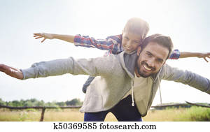 Let's play together on the fresh air