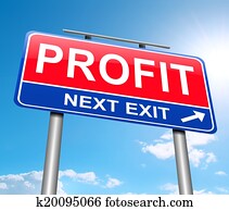 Profit concept.