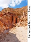 Majestic Amram pillars rocks in the desert near Eilat in Israel 