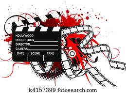 Movie theme background Movie theme background