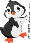 bebê, pingüim