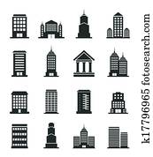 Building office an icon