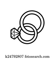 Eheringe Comics Symbol Clip Art K Fotosearch