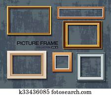 Picture frame vector Picture frame vector