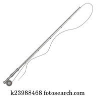 Rod for fly fishing Rod for fly fishing