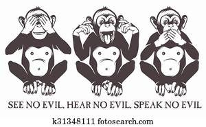 The three wise monkeys The three wise monkeys