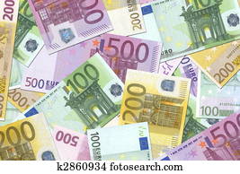 100, euro note, texture