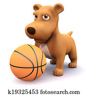 3d Puppy basketball 3d Puppy basketball