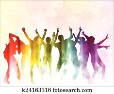Dancing people