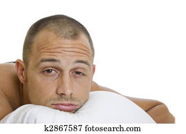Man Trying to Sleep