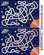 Alien maze Alien maze