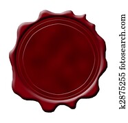 Blank wax seal Blank wax seal