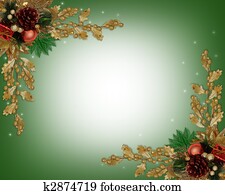 Christmas border elegant Christmas border elegant