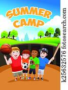 Kids summer camp flyer Kids summer camp flyer