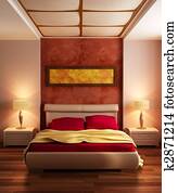 modern style bedroom interior 3d rendering modern style bedroom interior 3d rendering