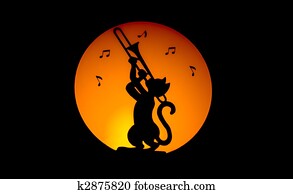 The jazz cat The jazz cat