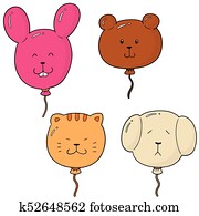 Balloon Animal Clipart | bln_an_c | Fotosearch