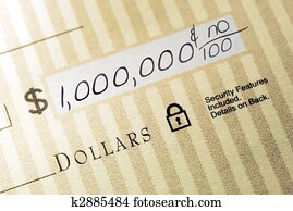 Million Dollar Check