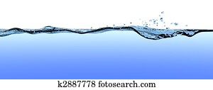Water surface with waves, ripples, and drops. Water surface with waves, ripples, and drops.