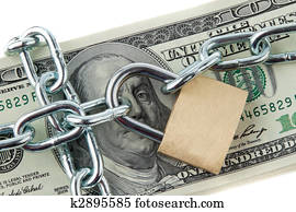 Locked American Currency