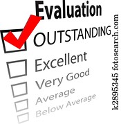 Outstanding job evalution check boxes Outstanding job evalution check boxes