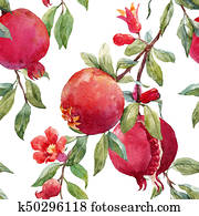 Pomegranate fruit pattern Pomegranate fruit pattern