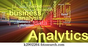 analytics, hintergrund, begriff, glühen